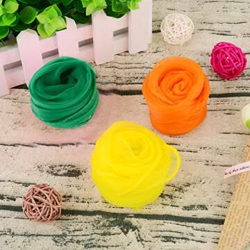 Outus Multicolor Dance Scarves for Juggling & Magic