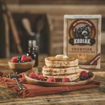 Kodiak Cakes Frontier Pancake, Flapjack and Waffle Mix, Original, 24 Ounce (Pack of 6) (10705599011167)
