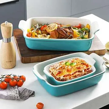 Sweejar Bakeware Set for Stylish Cooking and Baking