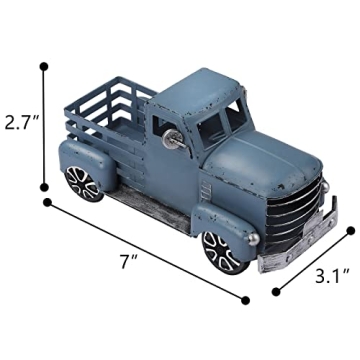 Charming Fleecy Day Vintage Truck Décor for Home Decoration