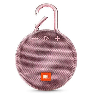 JBL Clip 3 Dusty Pink - Waterproof Portable Bluetooth Speaker