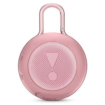 JBL Clip 3 Dusty Pink - Waterproof Portable Bluetooth Speaker