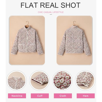 Stylish Dokotoo Women's Quilted Jacket - Lightweight & Warm