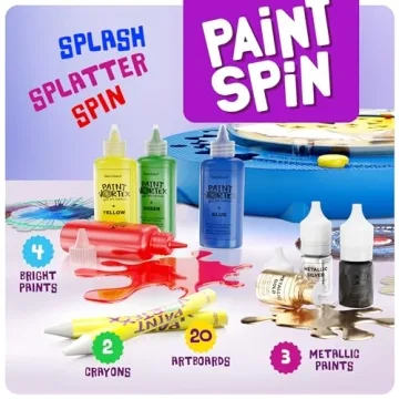 Spin Art Kit for Kids - Creative Painting Fun