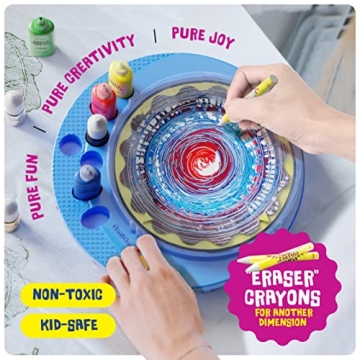 Spin Art Kit for Kids - Creative Painting Fun