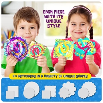 Spin Art Kit for Kids - Creative Painting Fun