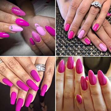 Vibrant Vishine Pinkish Purple Gel Polish for Lasting Shine