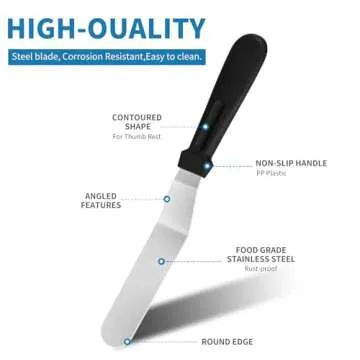 4 PCS Icing Spatula Set - Ideal for Baking Enthusiasts