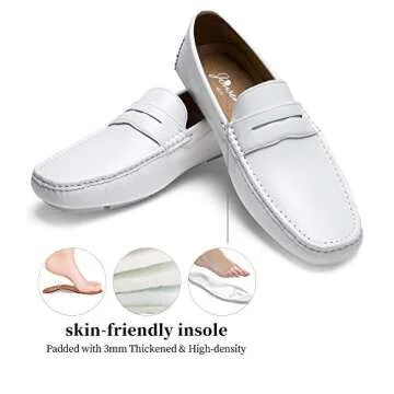 Jousen Men's Casual Penny Loafers Stylish Slip On Shoes