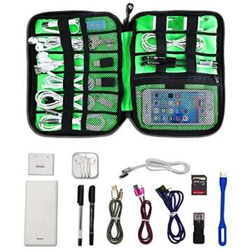 Portable Electronics Accessories Organizer Bag for Travel