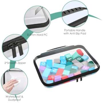 QAVABIN Clear Storage Pouches - Waterproof Organizing Solution