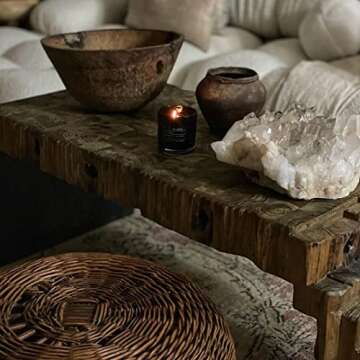 Lulu Candles | After Dark - Mahogany Teak | Luxury Scented Soy Jar Candle | Hand Poured in The USA | Highly Scented Candles for Home Fragrance & Decor (9 Oz.)