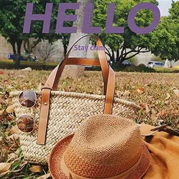 JAYAVENTURA Straw Basket Bag - Stylish Eco-Friendly Tote