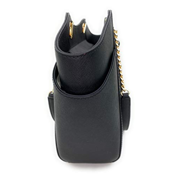 Michael Kors Women's Jet Set Tote - Black PVC, Large