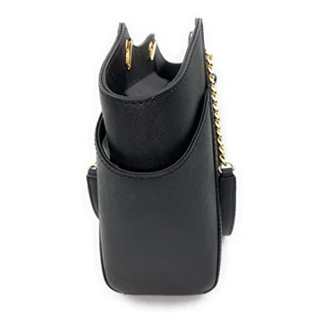 Michael Kors Women's Jet Set Tote - Black PVC, Large