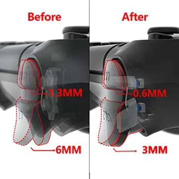 eXtremeRate Clicky Kit for PS4 - Fast, Responsive Buttons