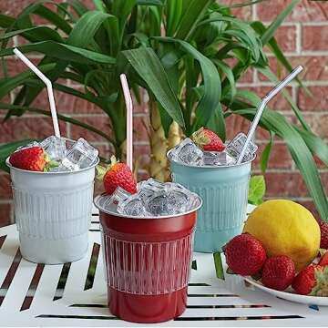 Zelbeez Chill 16 oz Aluminum Cups Set - Eco-Friendly & Fun