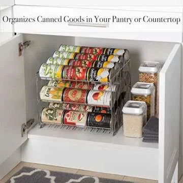 Kitchen Details 3 Tier Can Organizer for Space-Saving Storage
