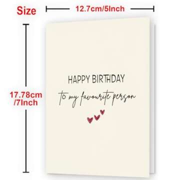 WowBefun Funny Birthday Card for Boyfriend, Men, Husband, Him | Birthday Decorations for Men | Happy...