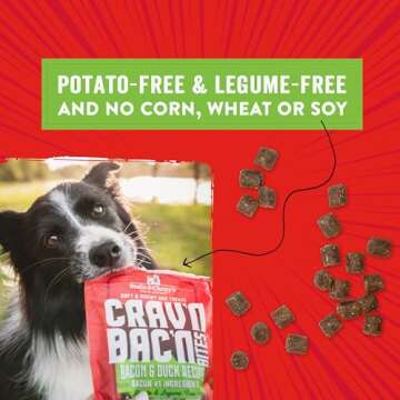 Stella & Chewy's Crav'n Bac'n Dog Treats 8.25 oz Bag