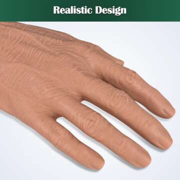 Ultrassist Geriatric IV Training Hand Kit for Vein Insertion Exercises, Elderly Hand IV Practice Kit...