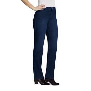 Gloria Vanderbilt Women's Amanda Classic High Rise Tapered Jean Standard, Portland, 14