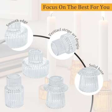 BEZURA Versatile Tealight Candle Holder for Any Occasion