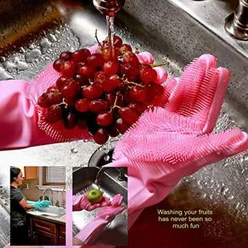 Magic Dishwashing Silicone Gloves for Effortless Cleaning