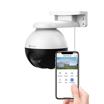EZVIZ C8W Pro 2K Outdoor Camera with AI Detection