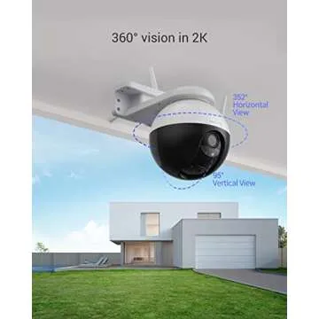 EZVIZ C8W Pro 2K Outdoor Camera with AI Detection