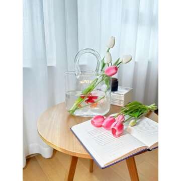 Purse vases - Stylish Decorative Gift Glass Purse vases are a Lovely Especially for Book Lovers, but Also for All Kinds of Gifts and Special Occasions