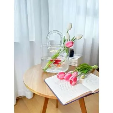 Purse vases - Stylish Decorative Gift Glass Purse vases are a Lovely Especially for Book Lovers, but Also for All Kinds of Gifts and Special Occasions