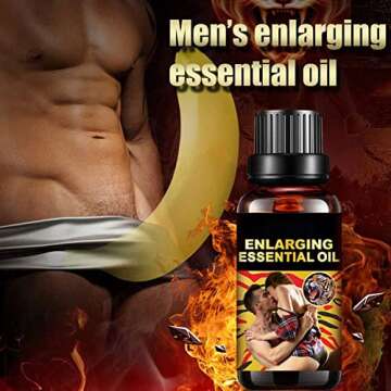 Men Massage Oil for Sex -Sexual Enhancement Erection Cream Penisgrowth Oil Longer Thicker Penis Ener...