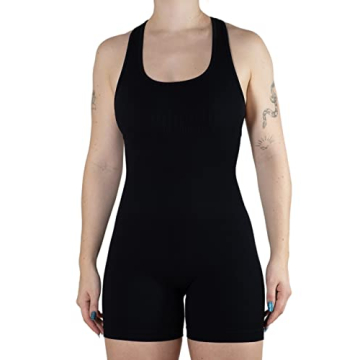 AUROLA Power Romper Seamless Gym Jumpsuit Tummy Control