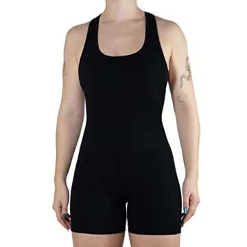 AUROLA Power Romper Seamless Gym Jumpsuit Tummy Control