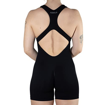 AUROLA Power Romper Seamless Gym Jumpsuit Tummy Control