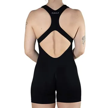 AUROLA Power Romper Seamless Gym Jumpsuit Tummy Control