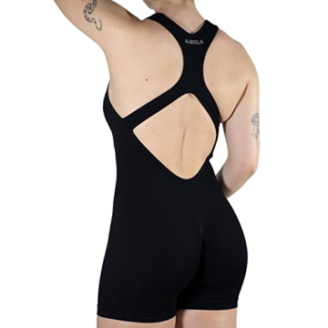 AUROLA Power Romper Seamless Gym Jumpsuit Tummy Control