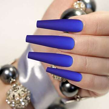 Matte Extra Long Ballerina Press on Nails