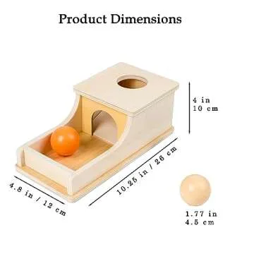 YAANI Object Permanence Box, Baby Toys 6-12 Months, Montessori Toys for 1 Year Old, Sensory Toys, Toddler Toys, Baby Boy Gifts, Toys for Girls, Baby Girl, Toys for 2 Year Old, Montessori Toys