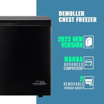 Mini Chest Freezer 3.5 Cu. Ft. with Display