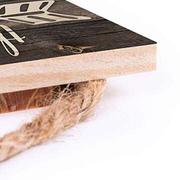 P. Graham Dunn The Best is Yet to Be Arrow Rustic 5 x 10 Wood Plank Design Hanging Sign