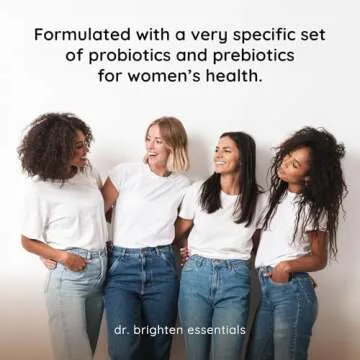Dr. Brighten Women’s Probiotic - Probiotics, Prebiotics with Antioxidants & Sunfiber for Healthy Hormones, Balanced Female Microbiome, Ovaries and Immune Health - 60 Capsules