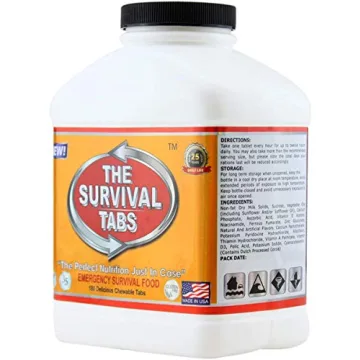 Survival Tabs 15-Day Emergency Foods for Disaster Preparedness