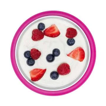 OXO Tot Stick & Stay Suction Bowl in Pink - Mess-Free Feeding Solution