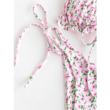 Stylish ZAFUL Floral Bikini Set for Summer Fun