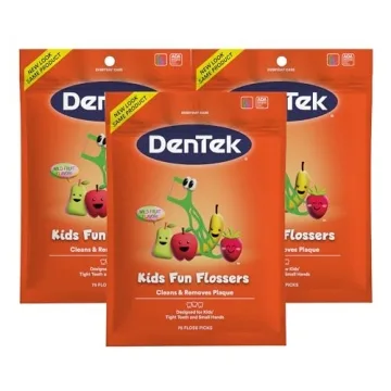 DenTek Kids Fun Flossers - 3 Pack Delightful Dental Care for Kids