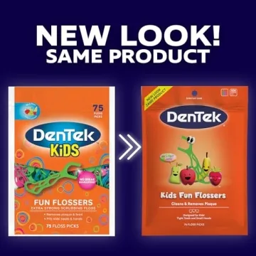 DenTek Kids Fun Flossers - Fun Flossing for Children