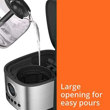 Krups Essential Brew 12-Cup Coffee Maker - Stainless Steel