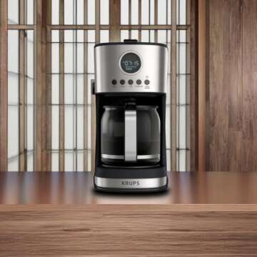 Krups Essential Brew 12-Cup Coffee Maker - Stainless Steel